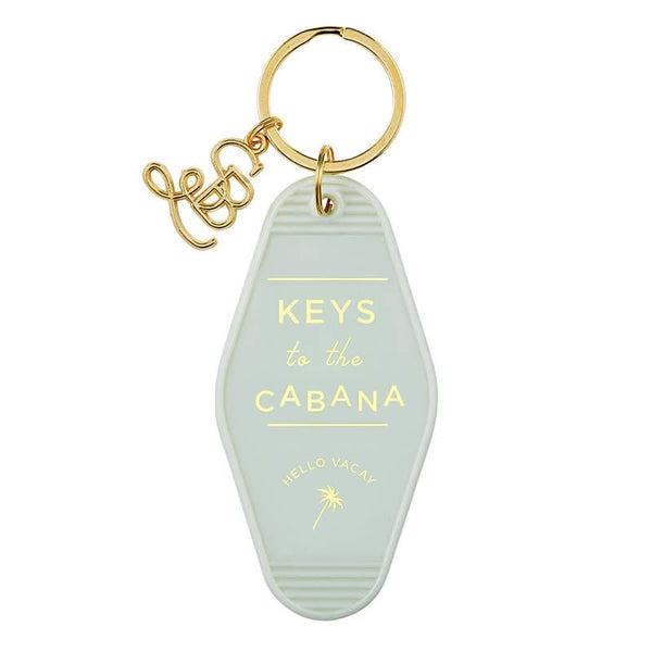 Santa Barbara Design Studio by Creative Brands - Vintage Motel Key Tag - Cabana Santa Barbara Design Studio by Creative Brands
