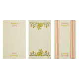 Bunny Hop Floral Bunny & Easter Tea Towel Set of 3 16x28
