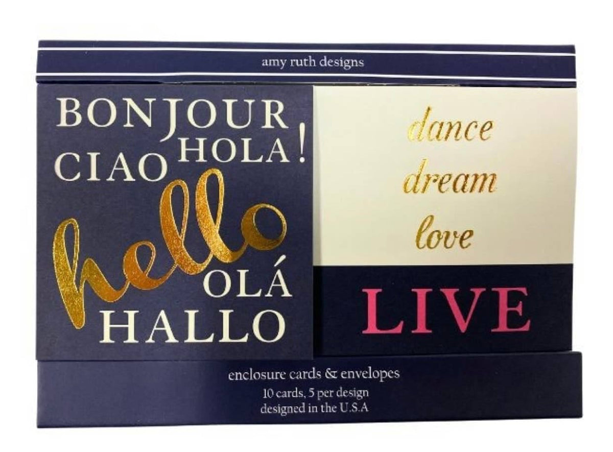 10pk Assorted Gift Cards w/ Envelopes- #EC14-13 St. Louis Wholesale LLC