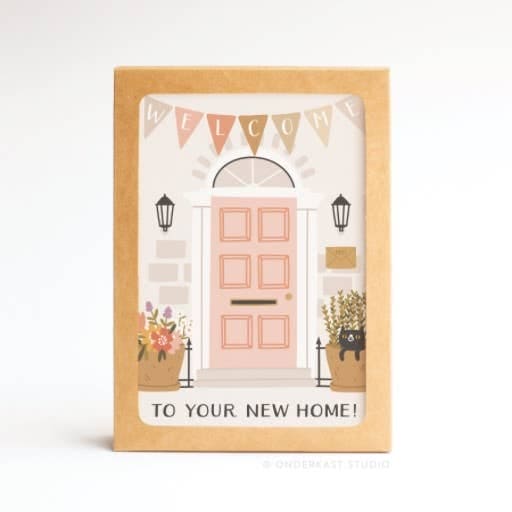Onderkast Studio - Boxed Set of 10 Welcome to Your New Home Door Folded Notes Onderkast Studio