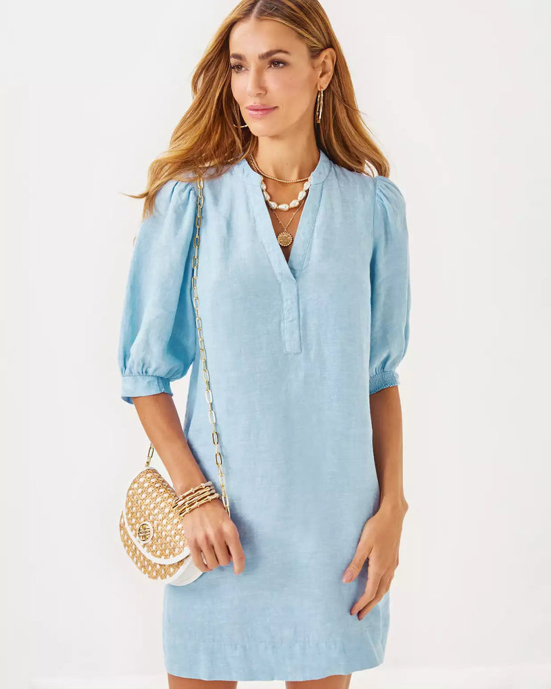 Womens Lilly Pulitzer Maleigh Linen Dress Lilly Pulitzer
