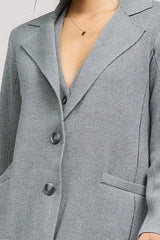 Current Air - Tailored Sweater Blazer Current Air