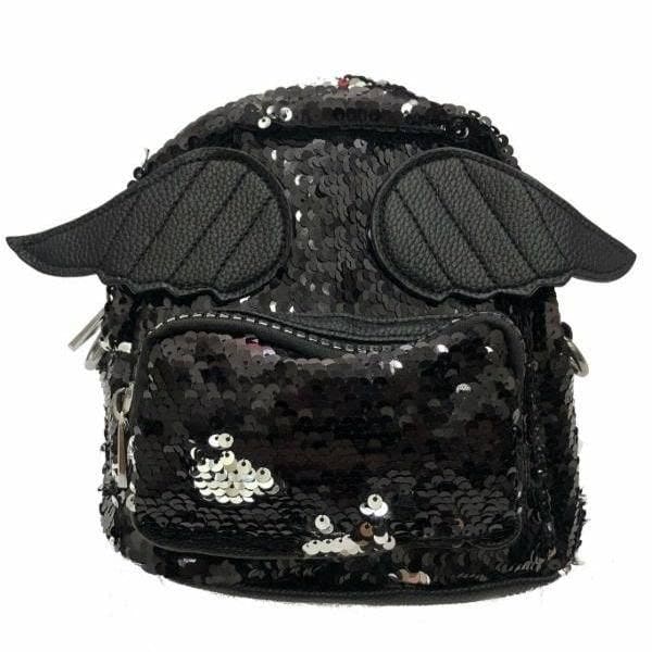 Girls Angel Wing Sequin Mini Backpack doe a dear