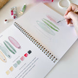 Tropical watercolor workbook