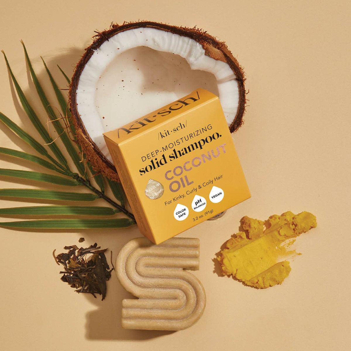 KITSCH - Coconut Oil Deep-Moisturizing Solid Shampoo Bar KITSCH