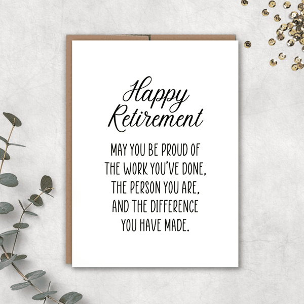 Expression Design Co - Retirement Card Expression Design Co