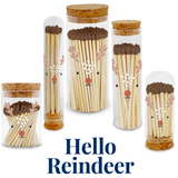 Thankful Greetings - Hello Reindeer Decorative Matches - Gifts & Stockings Thankful Greetings