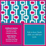 Drinks on Me - NAPKIN Life Is Short | Funny Party Gift | Cocktail Napkin Drinks on Me