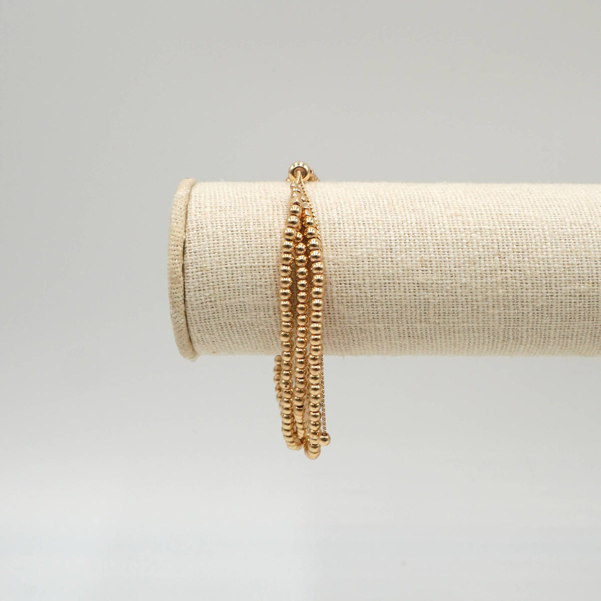 Gold-Tone Beaded Multi-Strand Slider Bracelet, photo 2 of 2