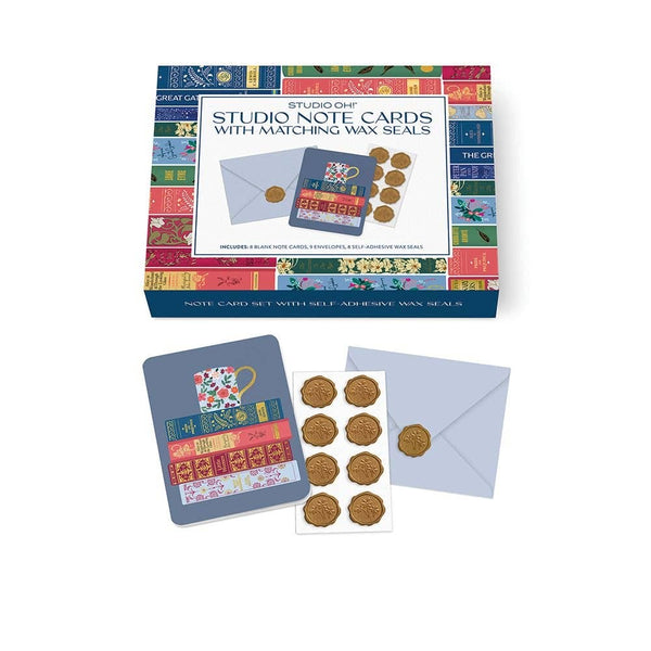 Studio Oh! - Fully Booked Studio Note Card Set with Matching Wax Seals Studio Oh!