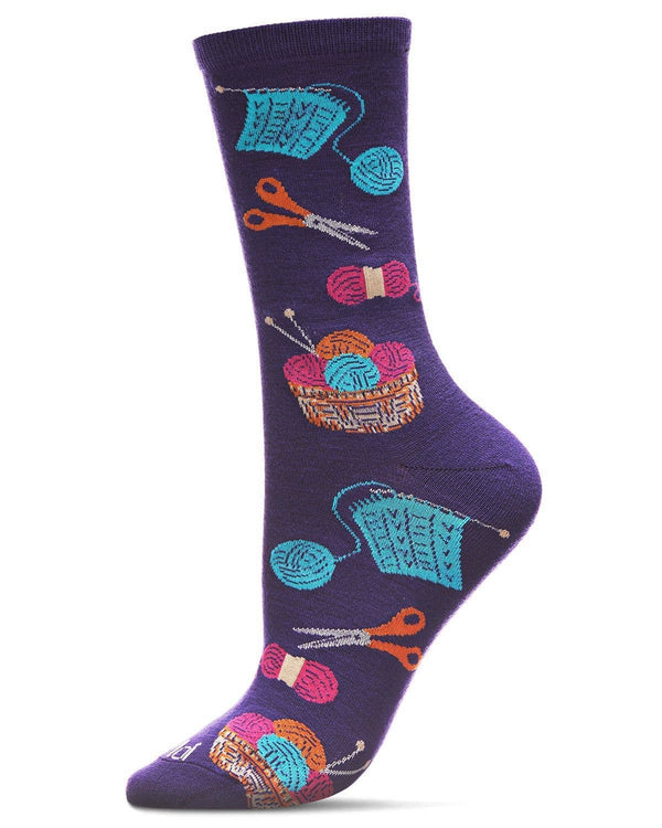 Knitting Bamboo Blend Crew Socks Infinity Classics International Inc.