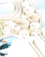 Quilling Card - Snowy Reindeer Quilling Card