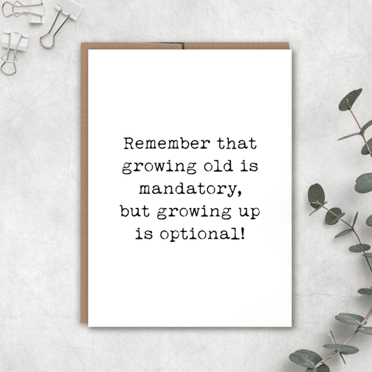 Expression Design Co - Growing Old Card Expression Design Co