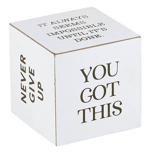 Encouragement 3x3 Block- Angle
