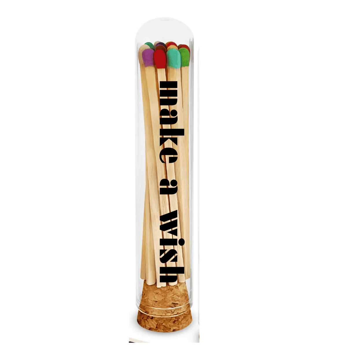 4" Matches + Make a Wish Mini Cloche - Color of Your Choice Thankful Greetings