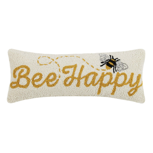 Peking Handicraft - Bee Happy Hook Pillow Peking Handicraft