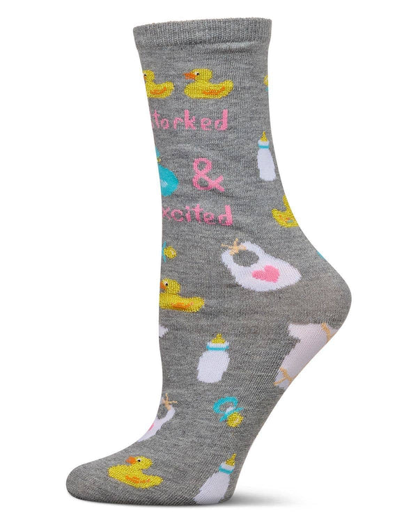 Infinity Classics International Inc. - So Storked & Excited Greeting Card Socks Infinity Classics International Inc.