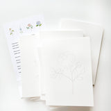 emily lex studio - Garden flowers paintable notecards emily lex studio