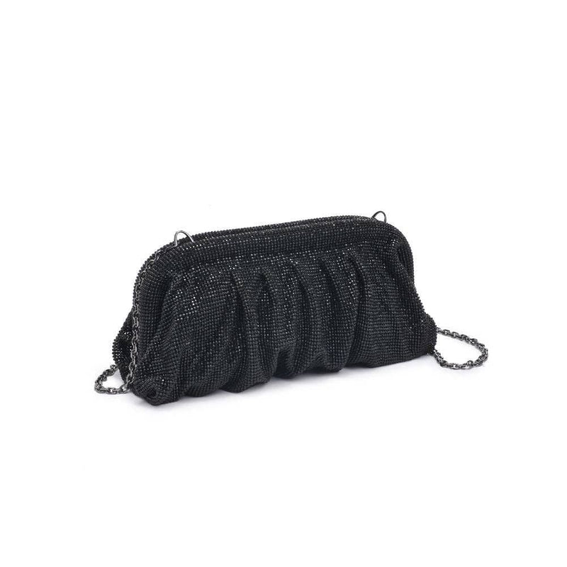 Urban Expressions - Irina Crystal Rhinestone Evening Bag: Black Urban Expressions