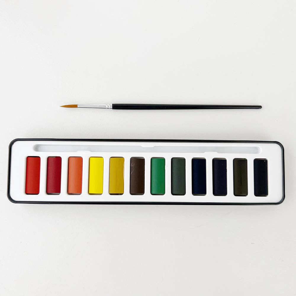 emily lex studio - Watercolor paint set with brush emily lex studio