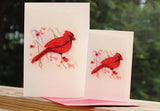 Cardinal & Holly (Mini Quilled Card)