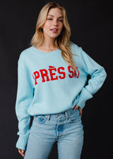 Panache Apparel Co. - Light Blue Apres Ski Sweater Panache Apparel Co.