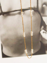 Womens 18K Non-Tarnish Petite Pearl Chokers