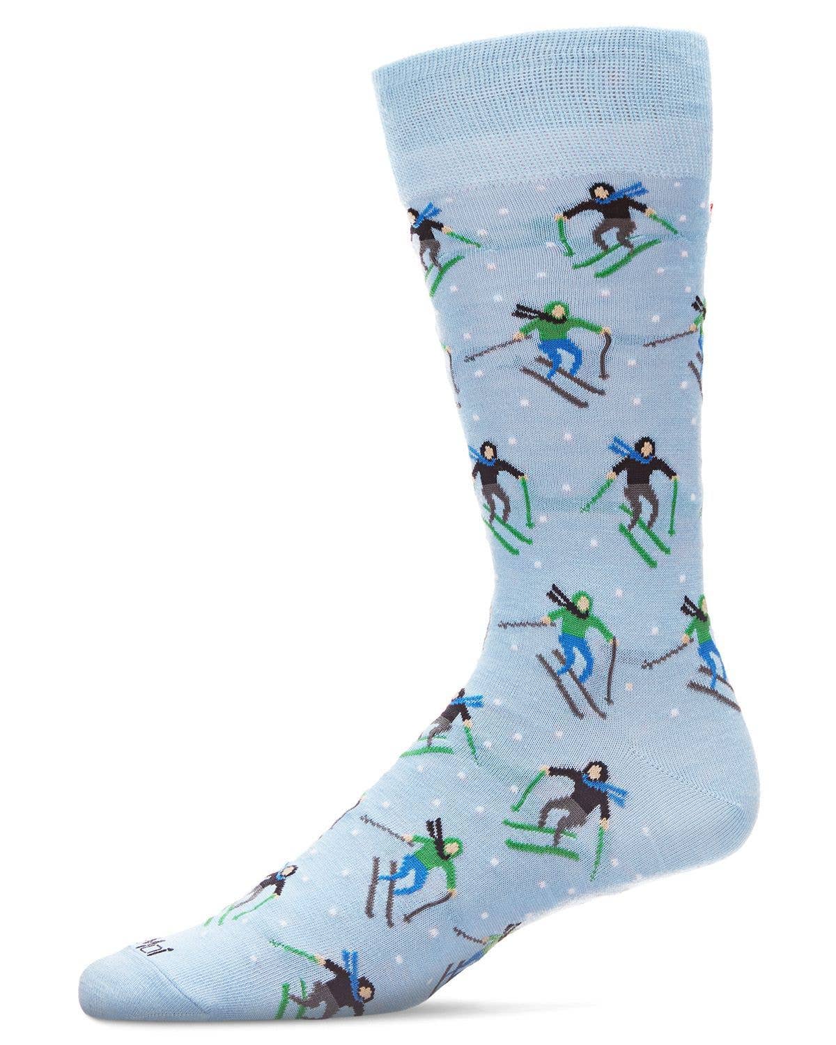 Classics International Inc. - Skiers Bamboo Blend Men's Crew Sock: 10 13 / Navy Blazer Infinity Classics International Inc.