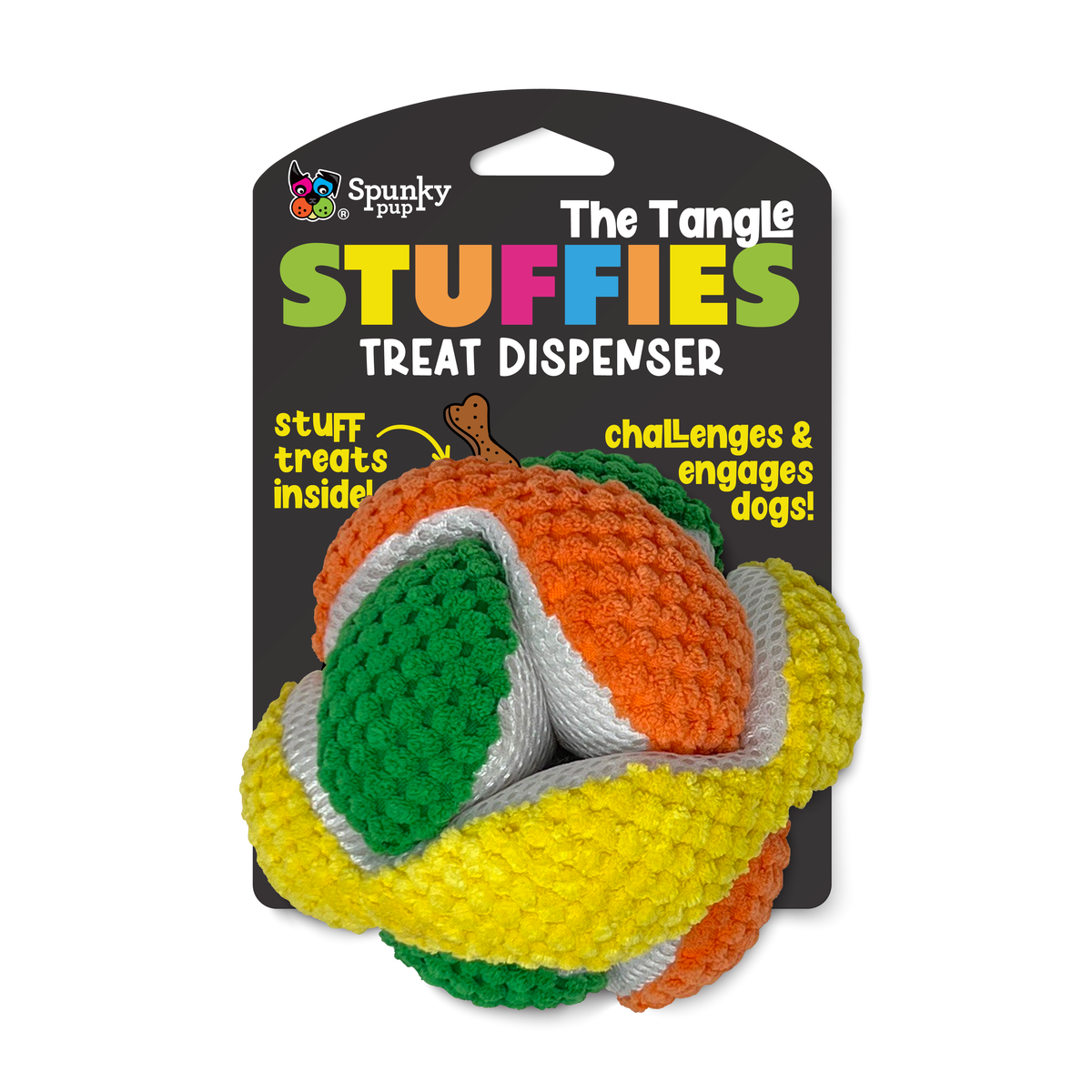 Spunky Pup - Stuffies - Treat Dispensing Plush Toy Spunky Pup