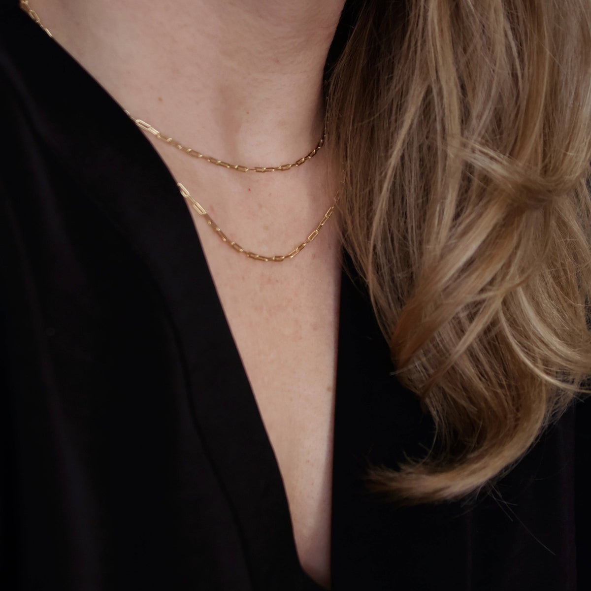 GoldFi - 18k Gold Filled Mini Paperclip Chain GoldFi
