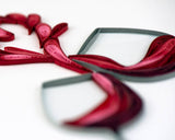 Quilling Card - A Toast to Love Quilled Greeting Card Quilling Card