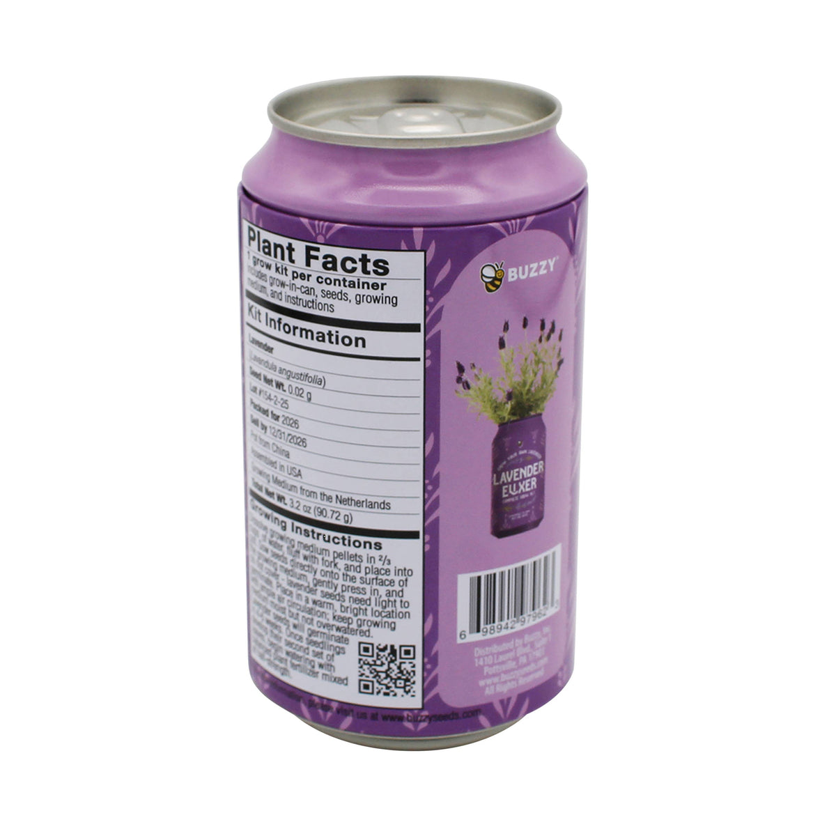 Seeds Grow Gifts - Soda Can Flower Grow Kit | Lavender, Daisy & Pansy | Sold Individually