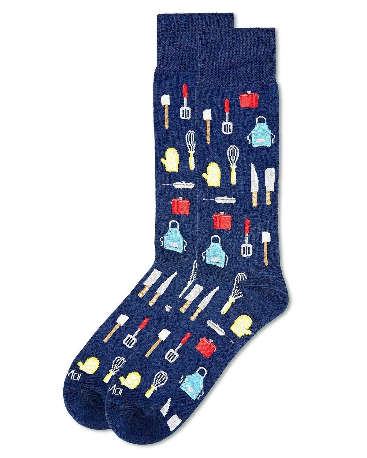 Infinity Classics International Inc. - MeMoi Kitchen Crew Bamboo Blend Men's Crew Socks Infinity Classics International Inc.