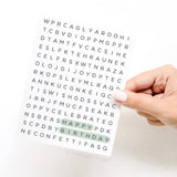 Onderkast Studio - Happy Birthday Word Search Greeting Card Onderkast Studio