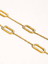Womens 18K Gold Non-Tarnish Dainty Chain Necklace