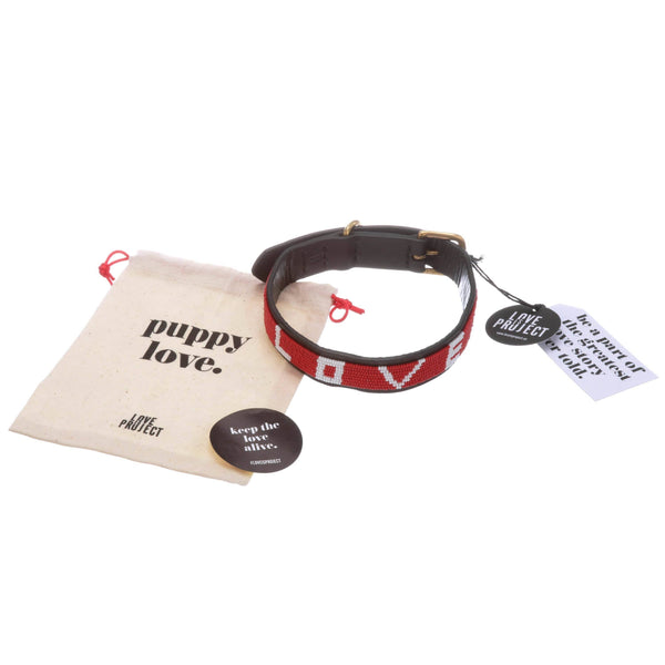 Love Is Project - LOVE Pet Collar - Red