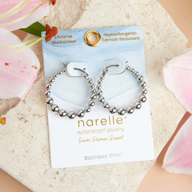 Elsie & Zoey - Narelle Waterproof Bubble Hoop Earrings Elsie & Zoey