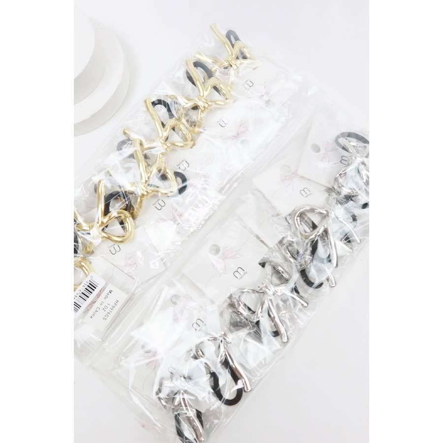 Metal Bow Ponytail Holder Love and Repeat