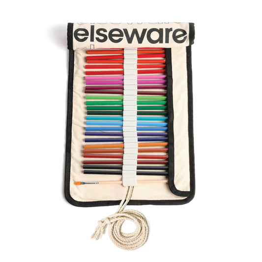 elseware unplug / eco-kids - Watercolor Pencils - 36 Colors with Eco-Friendly Canvas Wrap elseware unplug / eco-kids