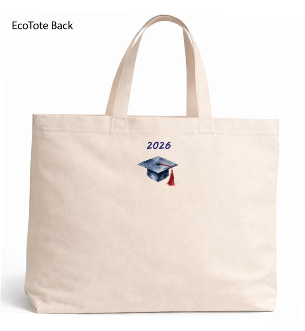 College Grad EcoTote and 16" Pillow Gift Set