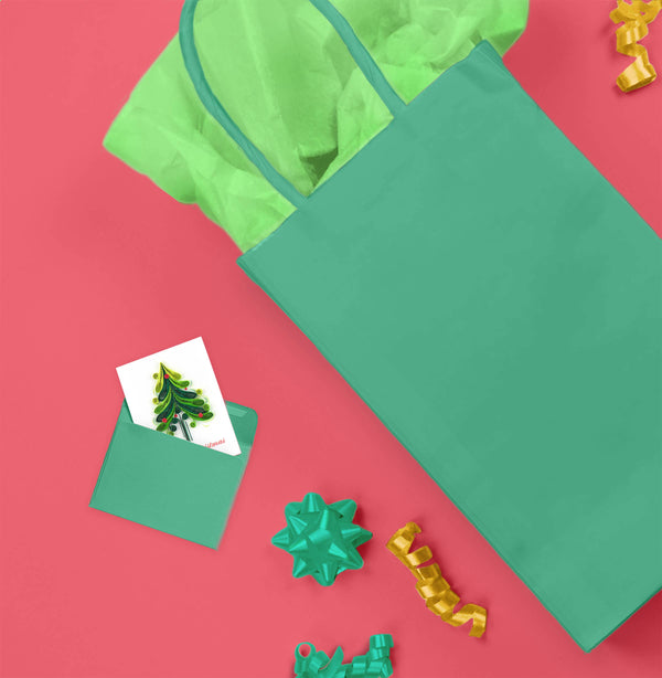 Quilling Card - Christmas Tree Gift Enclosure Mini Card Quilling Card