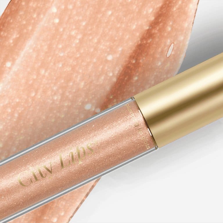 City Beauty - City Lips® - Lip Plumper Gloss: Nude in Folding Carton - Kindred & Crew