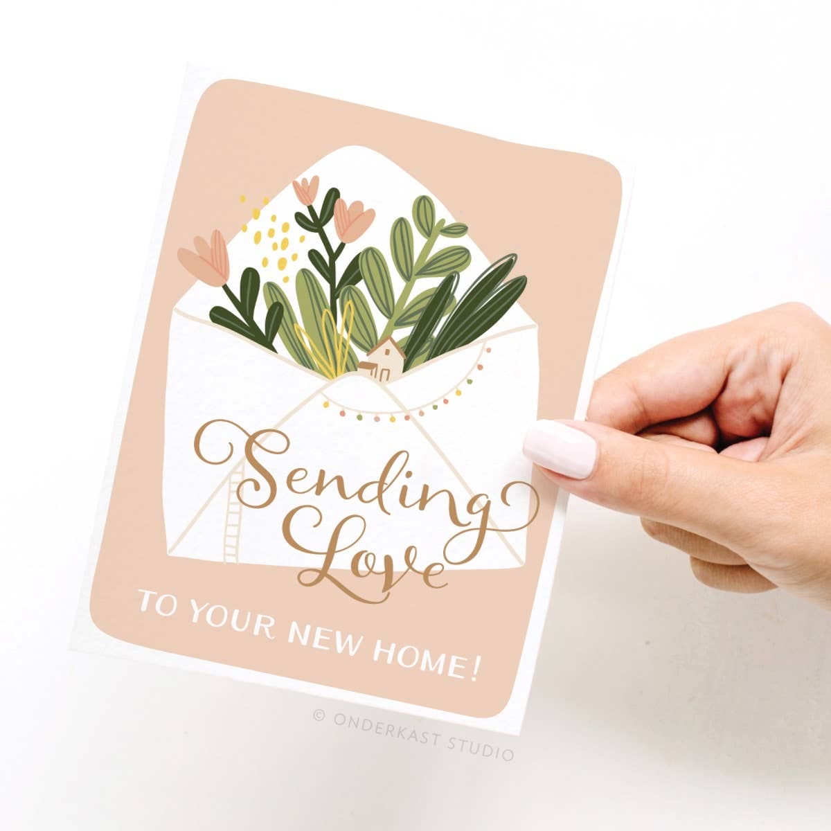 Onderkast Studio - Sending Love to Your New Home! Greeting Card Onderkast Studio