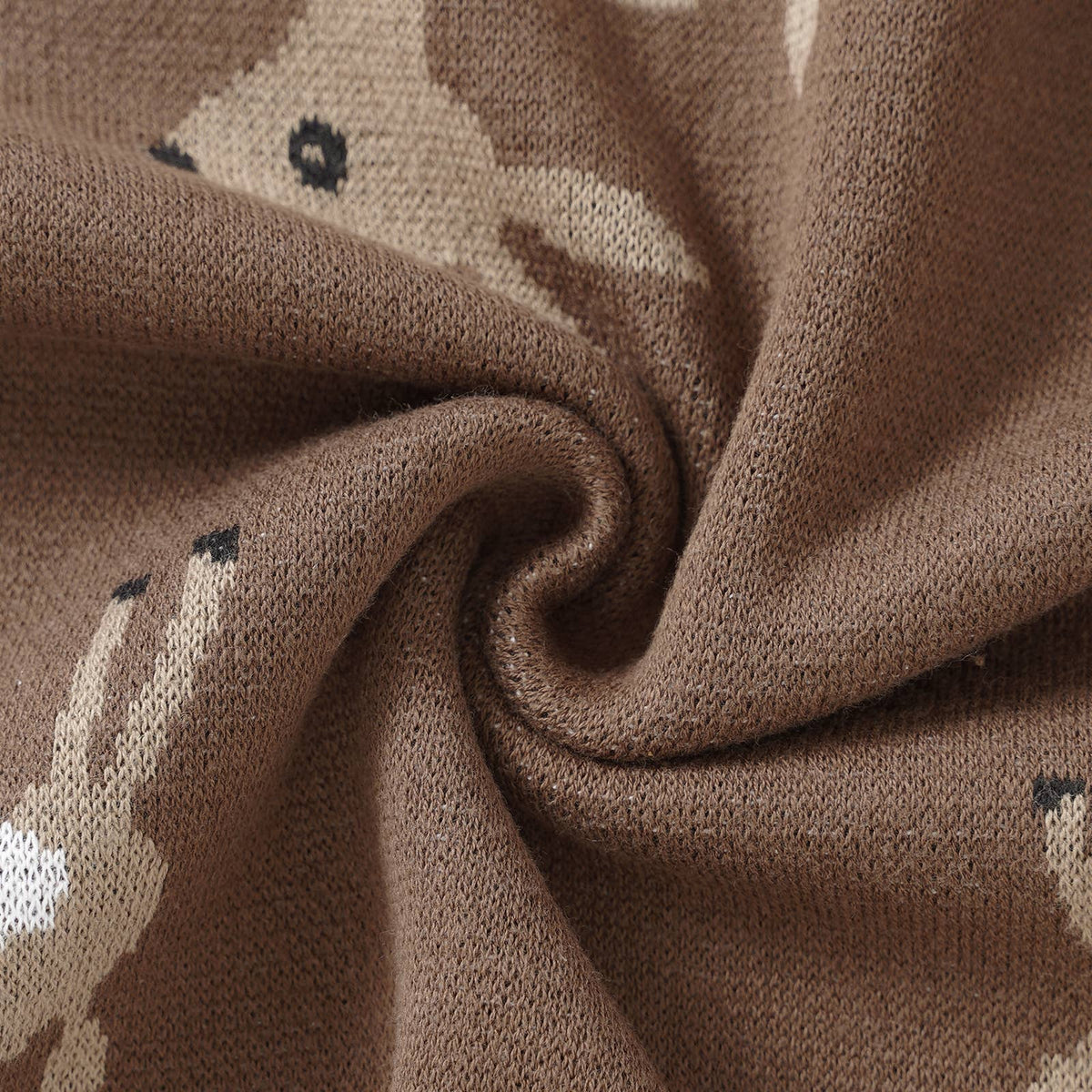Bleu La La - 100% Luxury Cotton Receiving Swaddle Baby Blanket - Deer Bleu La La