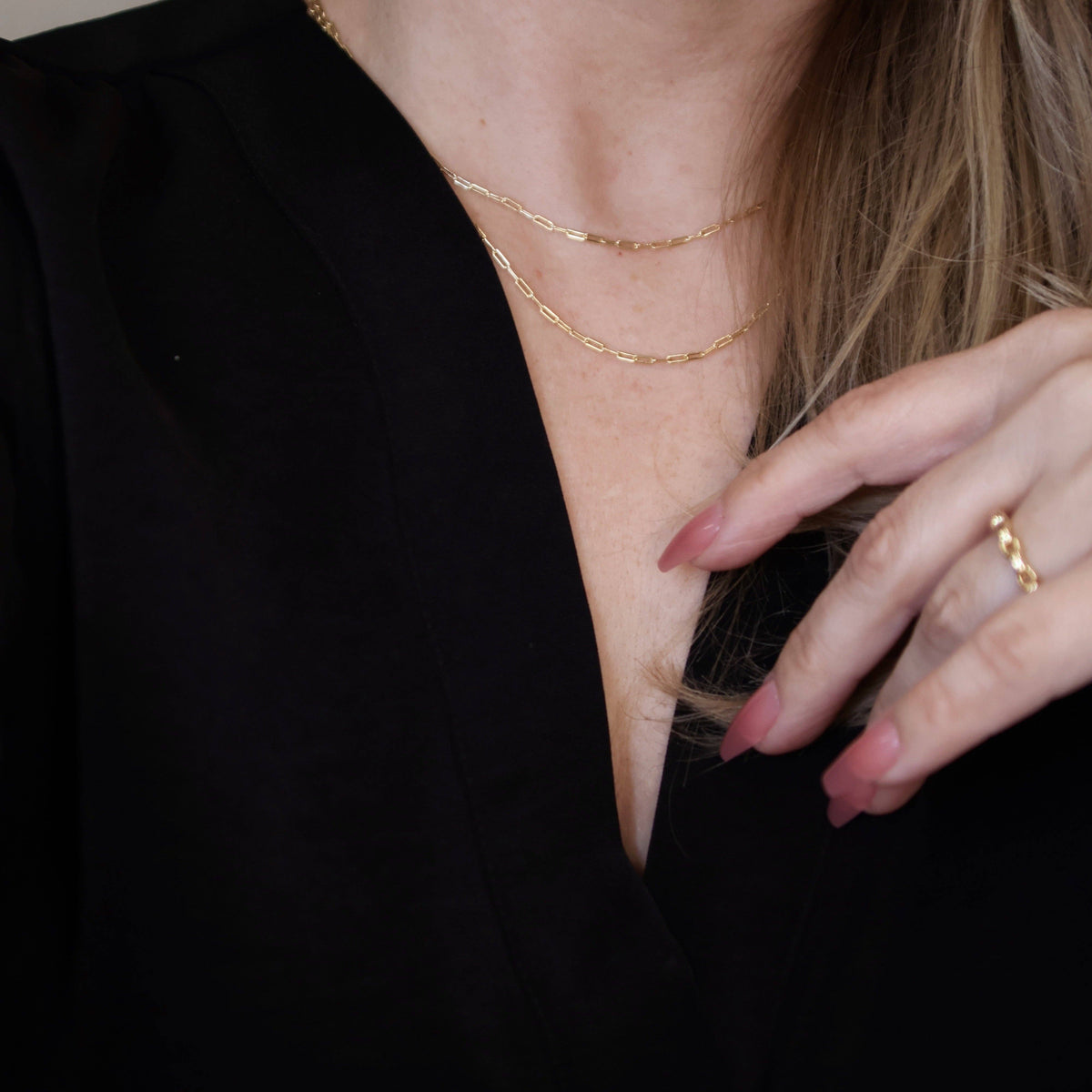 GoldFi - 18k Gold Filled Mini Paperclip Chain GoldFi