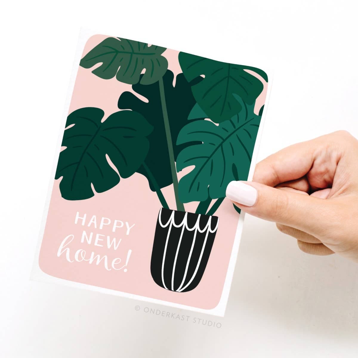 Onderkast Studio - Happy New Home! House Plant Greeting Card Onderkast Studio