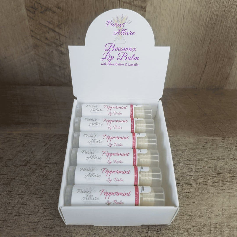 Beeswax Lip Balm - All Natural w/ Shea Butter & Lanolin - Kindred & Crew