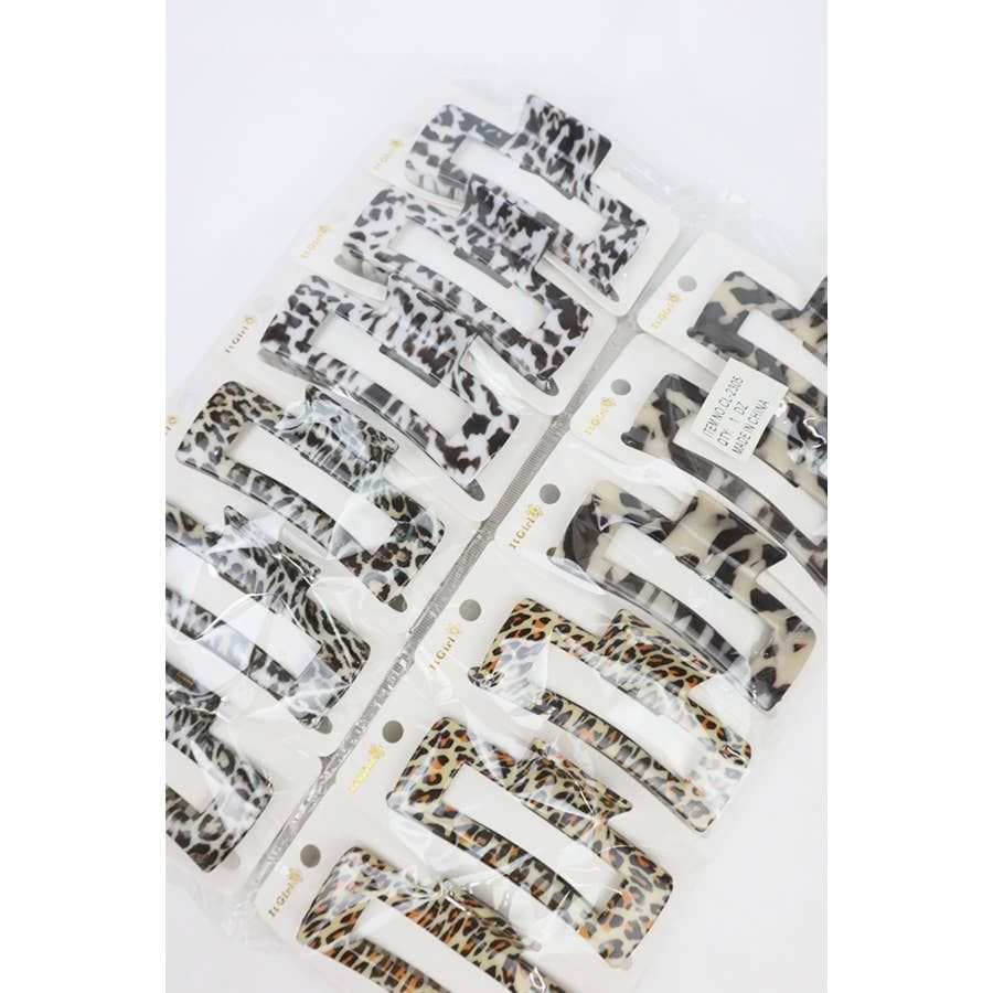 Leopard Design Hair Claw Clip Love and Repeat