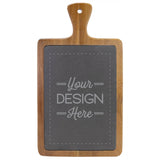 Susquehanna Glass Company - Custom Artwork Acacia Wood/Slate Board with Handle Susquehanna Glass Company