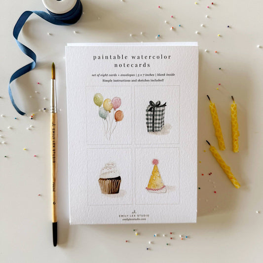 emily lex studio - Celebrate paintable notecards emily lex studio